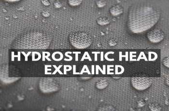 piece of fabric with water droplets