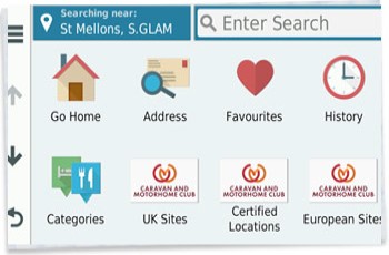 Screen shot of Avtex Tourer One Satellite Navigation System