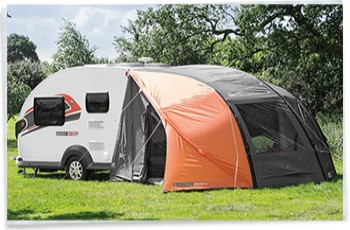 Swift Basecamp Exterior with awning