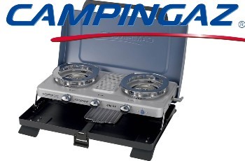 camping gaz series 400 st double burner and toaster