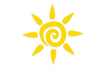 Cartoon style graphic of Sun