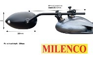 milenco aero platinum towing mirror
